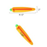 Custom Carrot Shape Silicone Pencil Pouch, 2