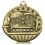 Custom 2" Academic Performance Medal A Honor Roll In Gold, Price/piece