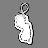 Custom New Jersey State Bag Tag