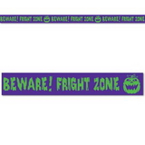 Custom Beware Fright Zone Party Tape, 3