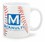 Custom Baseball 11 Oz. White Sublimation Mug, Price/piece