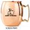 Custom 14 Oz. Mirror Polished Copper Plated Stainless Steel Moscow Mule Mug, Gold Plated Handle, Price/piece
