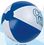 Custom 36" Blue & White Inflatable Beach Ball, Price/piece