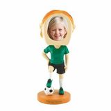Custom Girl's Soccer Single Bobble Head