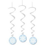 Custom Snowflake Whirls, 3 1/2' L