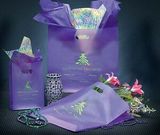 Custom Frosted Grape Colored Poly Merchandise Bag/ 2.5 Mil (14