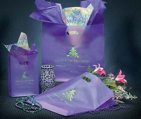 Custom Frosted Grape Colored Poly Merchandise Bag/ 2.5 Mil (14"x3"x21")