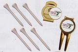 Custom Quick Pack /Magnetic Repair Tool/ Ball Marker/ Hat Clip/ 6 Tees
