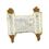 Custom International Collection Embroidered Applique - Torah/ Scroll, Price/piece