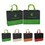Custom Non-Woven Two-Toned Coating Tote Bag, 12.3" L x 4.3" W x 11" H, Price/piece