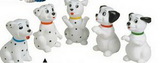 Custom Rubber Dalmatian Dogs (5 Pieces)