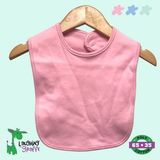 Custom Infant 1-Ply Bib- Poly Cotton Blend ( Pastel Colors)