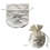 Custom Luxury Hotel Toilet Paper Bags / Drawstring Bags, 3" W x 3" H, Price/piece