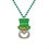 Custom Leprechaun Bottle Opener Medallion Beads, 3" H, Price/piece