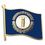 Blank Kentucky State Flag Pin, Price/piece