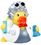 Custom Rubber Scientist Duck, 3 1/2" L X 3 1/4" W X 3 1/2" H, Price/piece