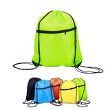 Custom Sports Drawstring Backpack with Zipper