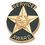 Blank Service Award Pins (Service Award Star), 3/4" L, Price/piece