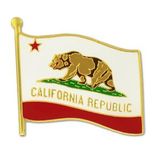Blank California State Flag Pin