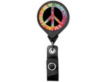 Custom Peace Jumbo Retractable Badge Reel