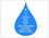 Custom Water Drop, 4.25" H x 2.5" W, Price/piece