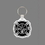 Key Ring & Punch Tag W/ Tab - Maltese Cross, Price/piece