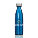 Custom The Single Pin Water Bottle - Blue, 2.75