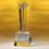 Custom Awards-optical crystal award/trophy 7 inch high, 2 1/2" W x 7" H x 2 1/2" D, Price/piece