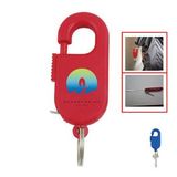 Custom Spring Clip Tape Measure W/Key Chain,With Digital Full Color Process, 1 1/2