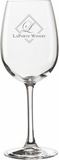 Custom 16 oz. Clear Fire Wine Glass, 2 4/7