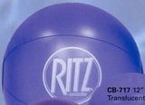 Custom Translucent Purple Beachballs / 24