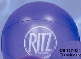 Custom Translucent Purple Beachballs / 24"