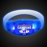 Custom Sound Activated Blue LED Stretchy Bangle Bracelets