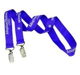 Custom 3/4'' Double Ended Polyester Lanyard