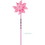Custom Pinwheel W/ Logo, Pink Plastic 4.5" Dia, Price/piece