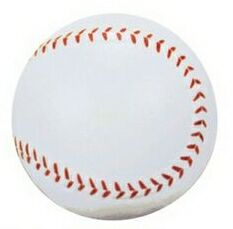 Custom Softball Stress Reliever (4" Diameter)