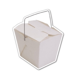 Custom Chinese Takeout Box Magnet (7.1-9 Sq. In. & 30mm Thick)