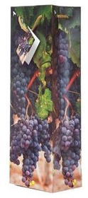 Custom The Everyday Wine Bottle Gift Bag Collection (Grapes), 4 7/8" W x 14 3/16" H