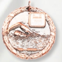 Custom 2" Stock Medal (Swimming)