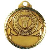 Custom Stock Badminton Round Medal