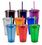 Custom Icy Cooler Double Wall Acrylic Travel Tumbler w/ Straw, Price/piece