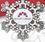 Custom Two-Sided Mirror Image Non-Imprinted Pewter Snowflake Ornament, Price/piece
