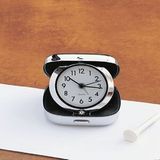 Custom Sq. Travel Alarm Clock (Folds), SS 2.5