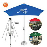 Custom The Vented Cafe Market Umbrella -- Commercial Quality