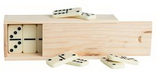 Custom Large Dominos in Wooden Box, 6
