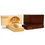 Custom Rectangular Wooden USB Flash Drives with Magnetic Closure, 61mm L x 29mm W x 10mm H, Price/piece