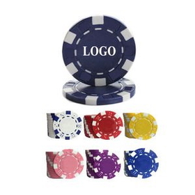 Custom Poker Chip Golf Ball Markers, 1 1/2" D x 1/8" H