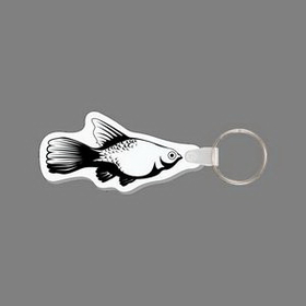 Custom Punch Tag - Guppy Fish