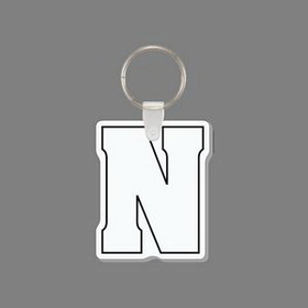 Custom Key Ring & Punch Tag - Letter "N"