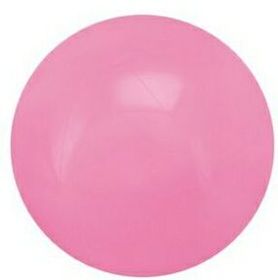 Custom 16" Inflatable Solid Pink Beach Ball